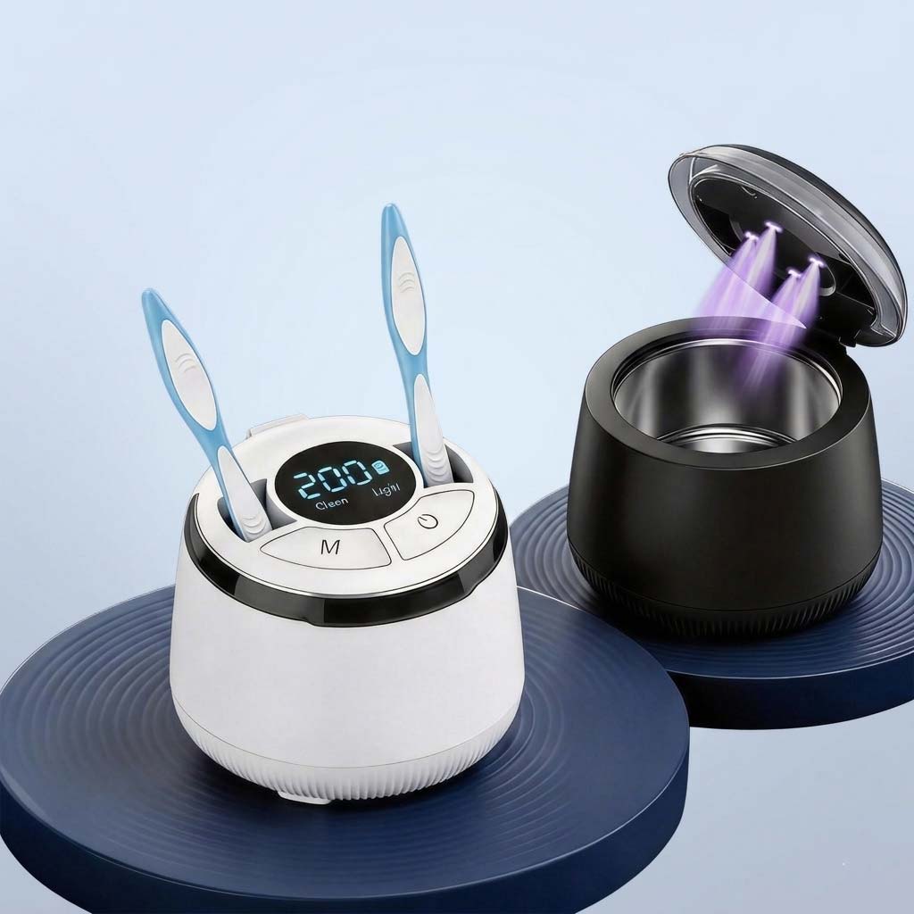 Gloev Digital Ultrasonic Cleaner with Visible Timer – Professional Cleaning for Retainers, Jewelry & Dentures